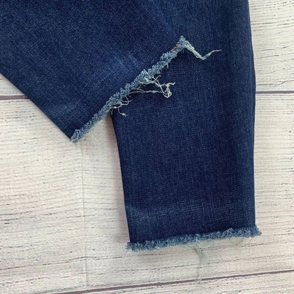 J. Crew Jeans 27 P Toothpick Skinny Dark Wash Inseam 25